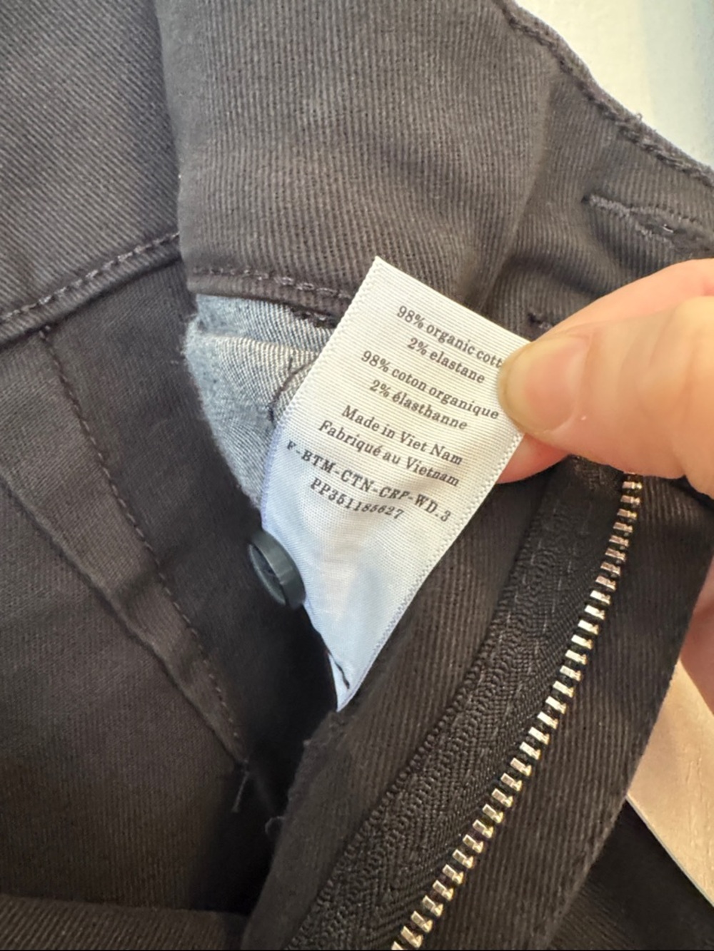 Everlane The Organic Cotton Wide-Leg Pant 28.5'', Black, Sz 2 - Picture 7 of 11